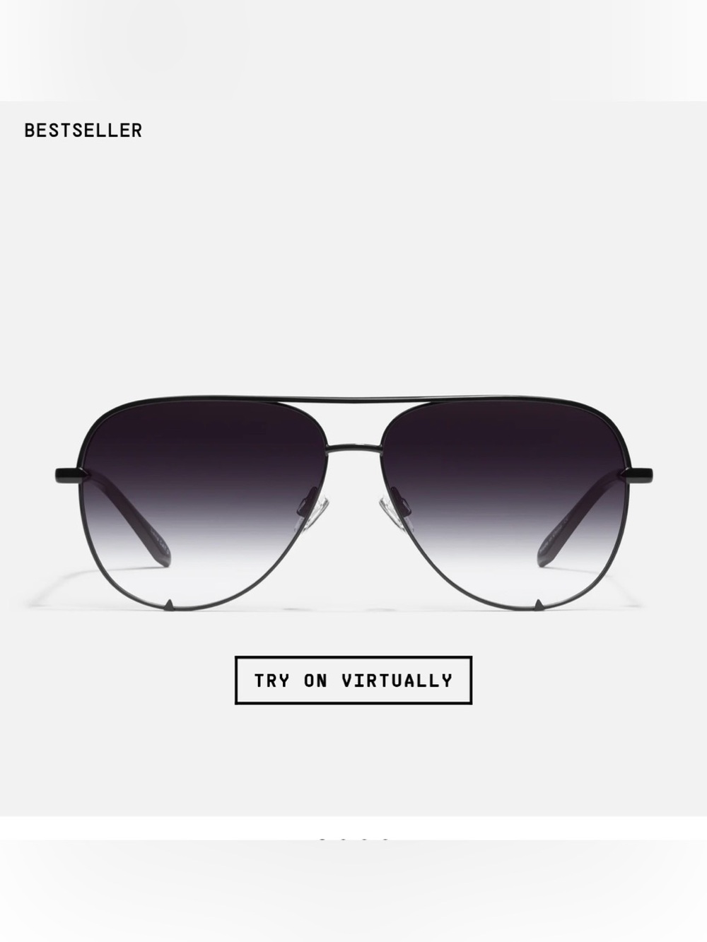 Quay Australia high key micro aviator sunglasses